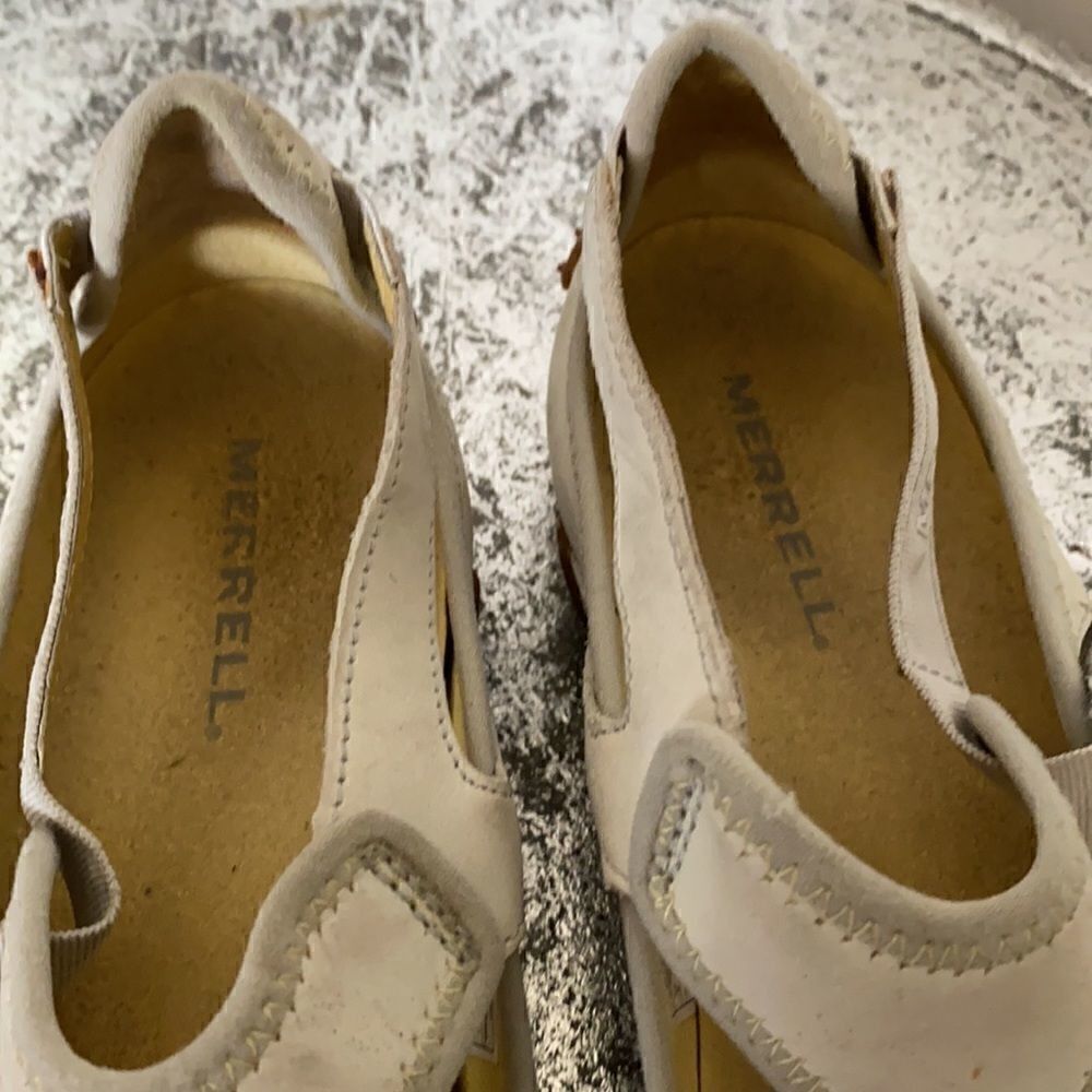 Merrell | Lt Gray Abyss Kangaroo Leather Shoes - Picture 4 of 7